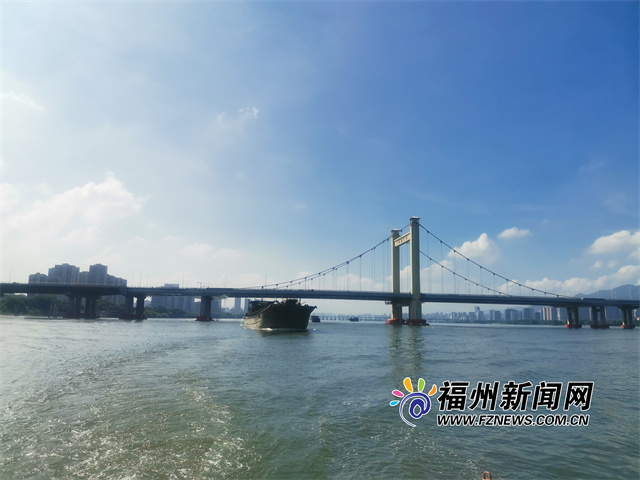 单孔双向通航！福州洪塘大桥新通航孔正式启用