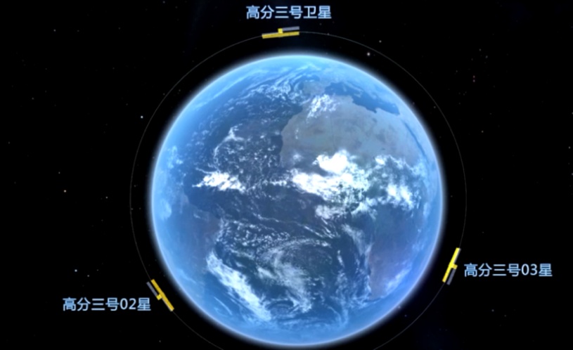 中国遥感卫星地面站成功接收高分三号03星数据