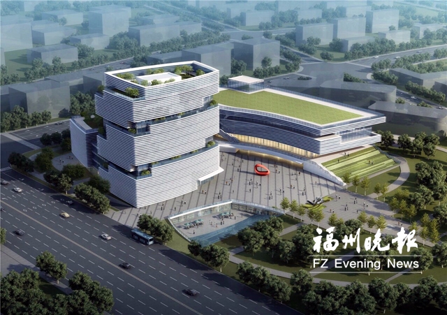 滨海新城将建福州第二工人文化宫 分为三大功能区