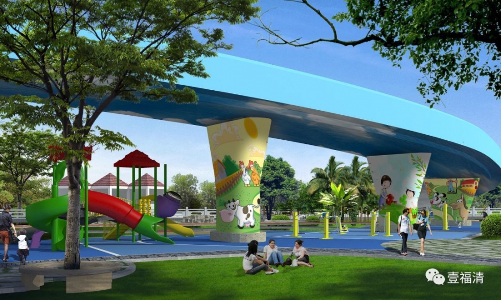福清城区新改造一座“儿童乐园”，快带孩子来玩耍吧！