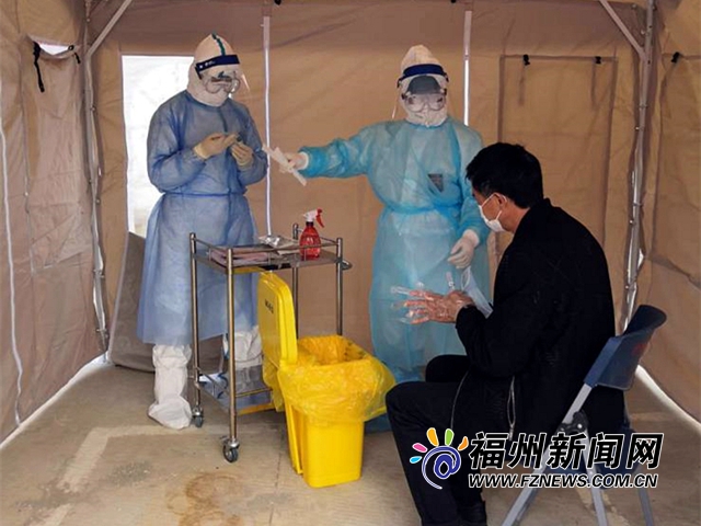 台江组织企业复工人员病毒核酸检测