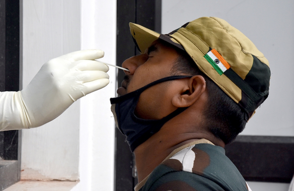 印度边境安全部队101人确诊感染新冠肺炎