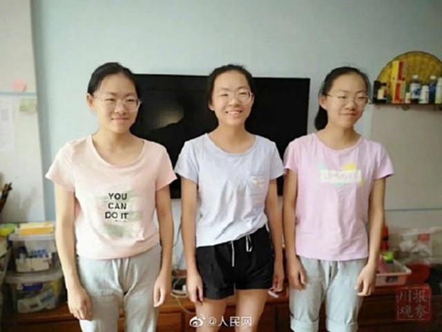 贵州三胞胎姐妹同被川大录取 网友：这也太优秀了