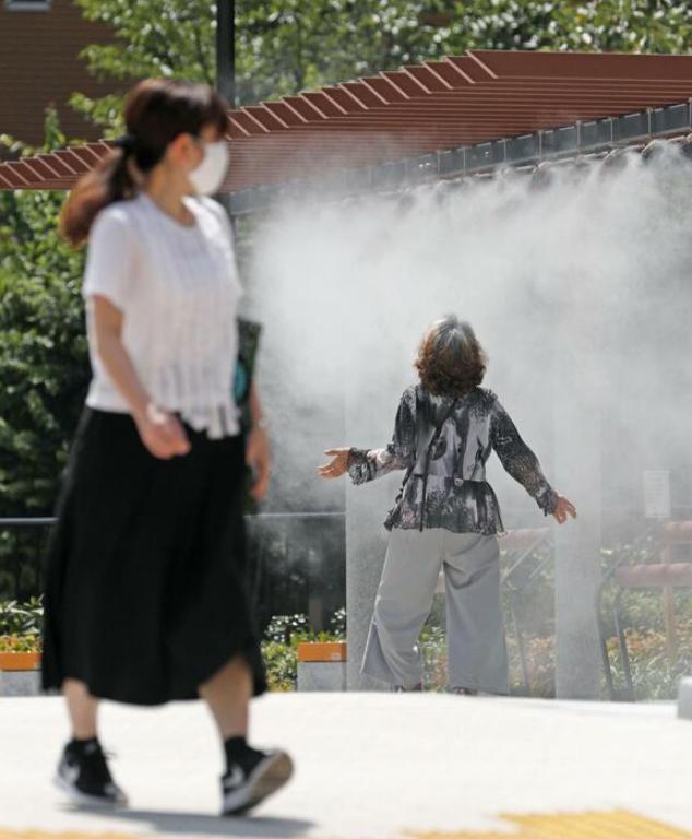 日本局地超40度高温 东京本月100余人中暑死亡