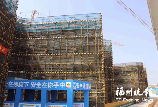 福州滨海新城实验幼儿园主体工程本月封顶